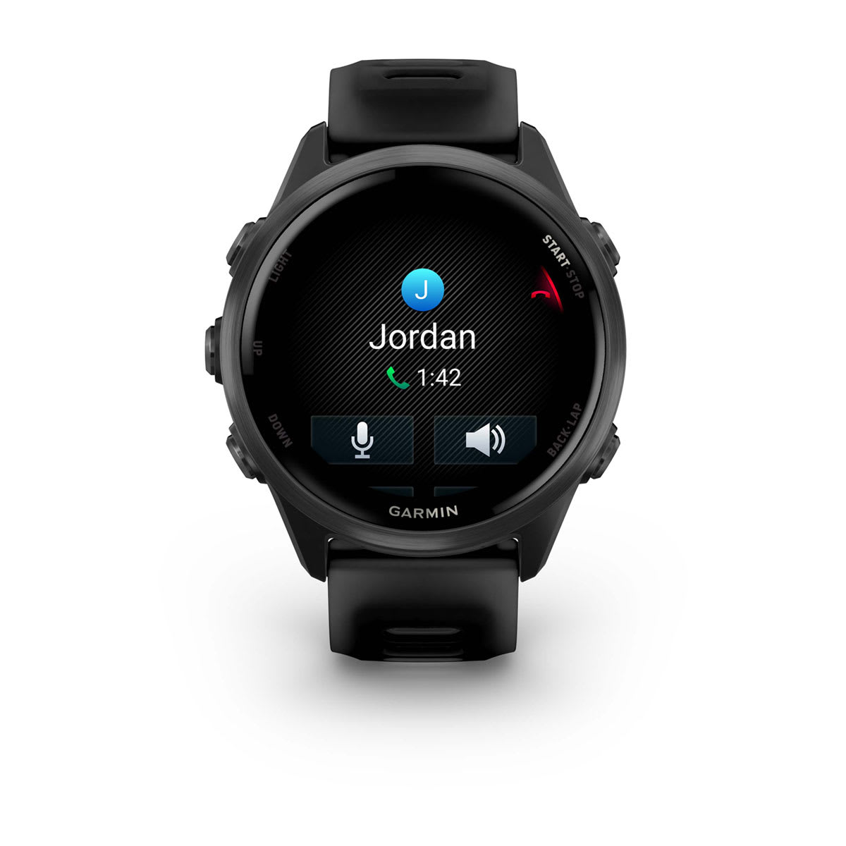 Forerunner® 570 - 42mm Slate Gray Aluminum with Translucent Black/Black Band - Image 4