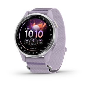 Approach® J1 Silver Aluminum Bezel with Lilac ComfortFit Fabric Band