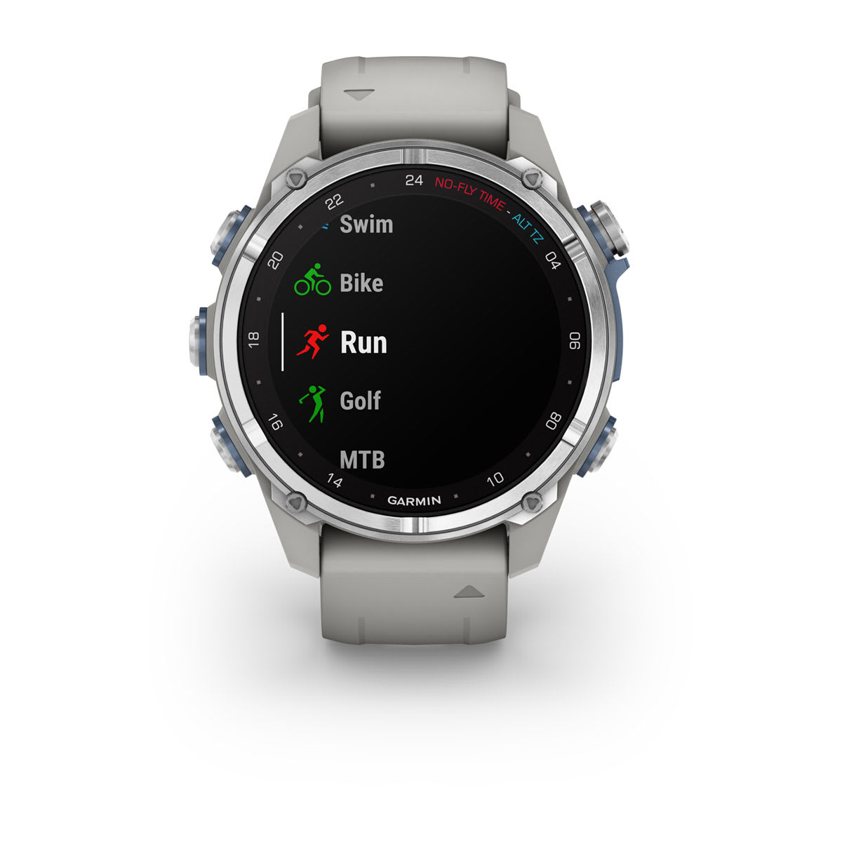 Descent™ Mk3 – 43 mm Stainless Steel with Fog Gray Silicone Band - Image 11