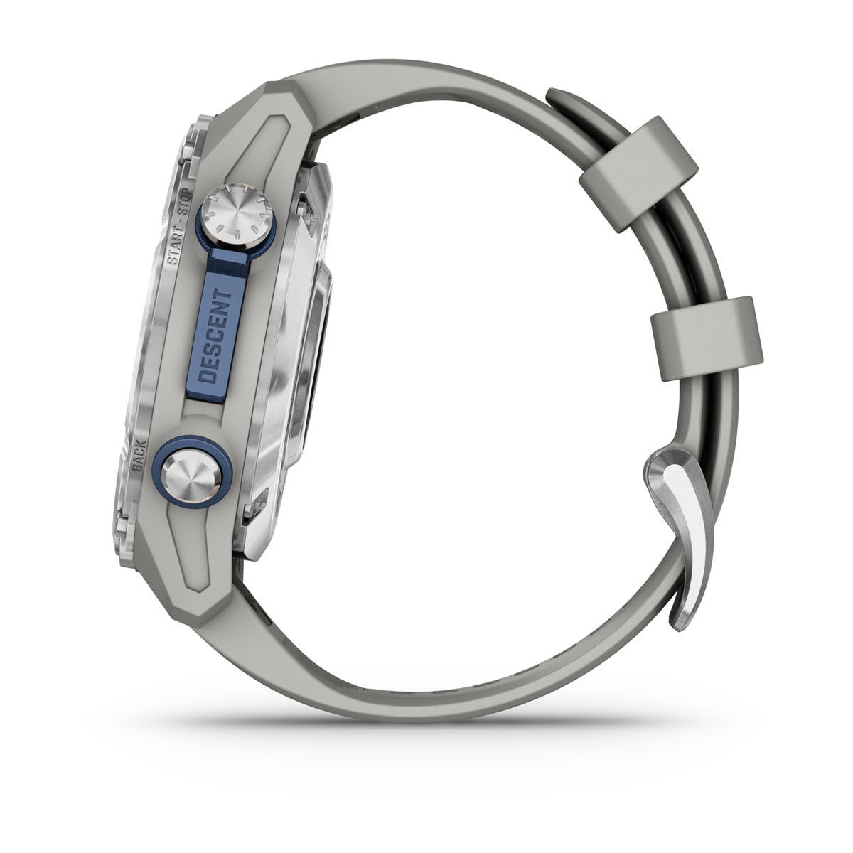 Descent™ Mk3 – 43 mm Stainless Steel with Fog Gray Silicone Band - Image 13