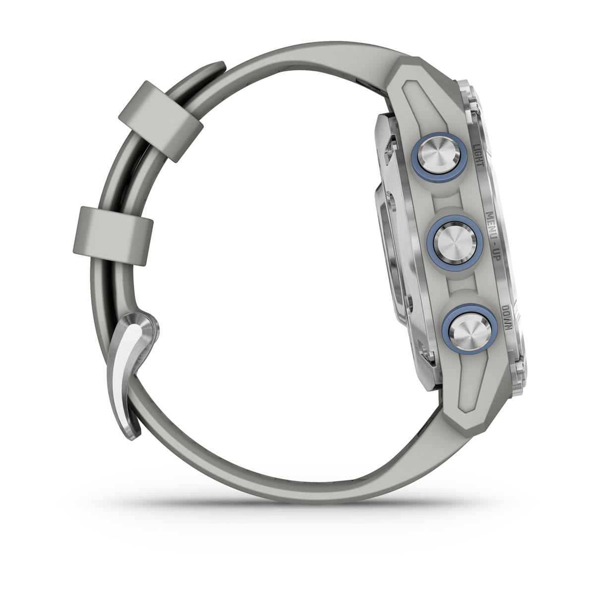 Descent™ Mk3 – 43 mm Stainless Steel with Fog Gray Silicone Band - Image 5