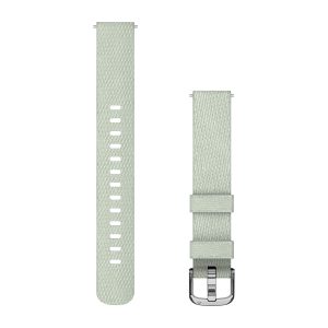 Lily® 2 Bands Sage Gray Nylon with Silver Hardware