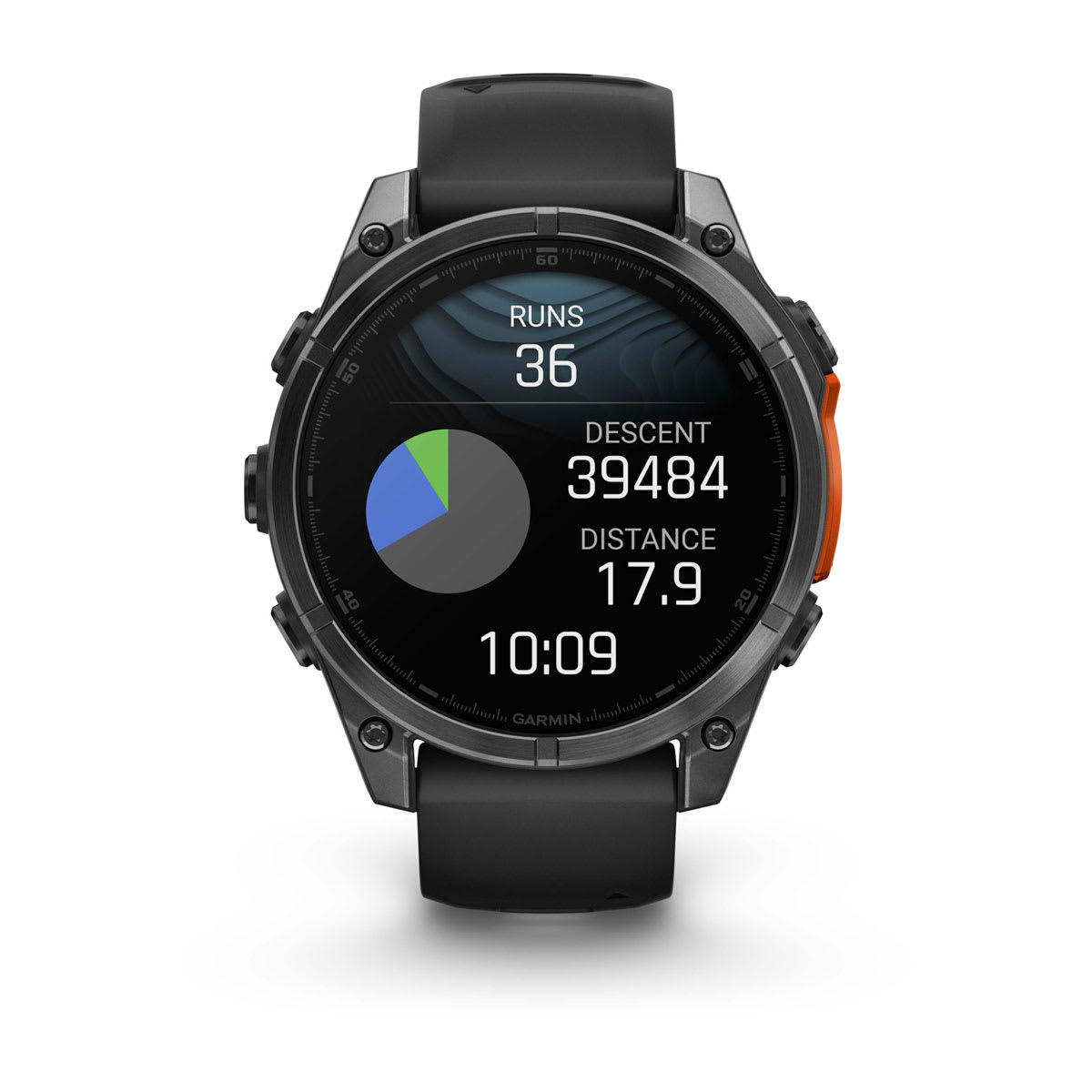 fēnix® 8 – 47 mm, AMOLED Slate Gray with Black Silicone Band - Image 9