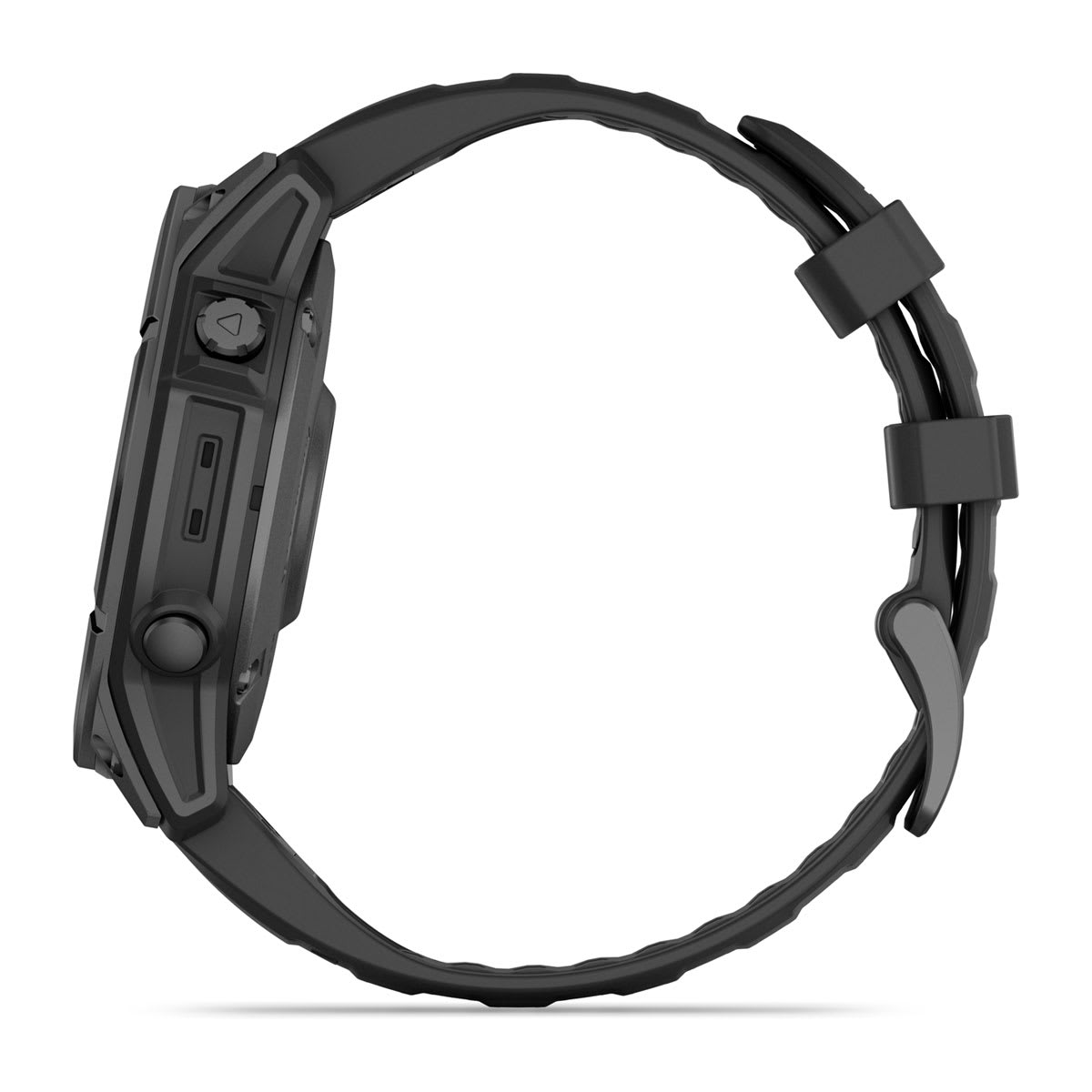 fēnix® E – 47 mm, AMOLED Slate Gray Steel with Black Silicone Band - Image 13