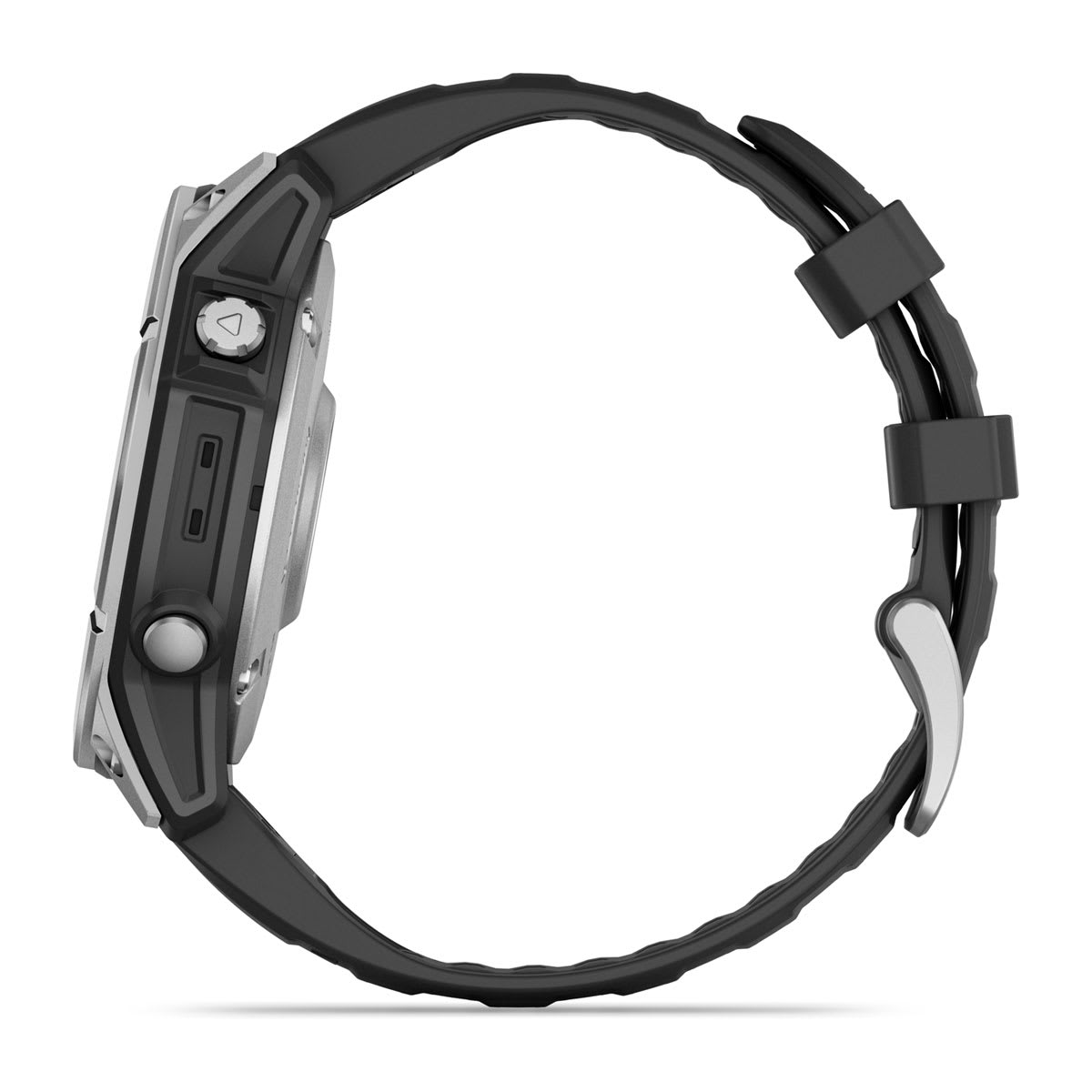 fēnix® E – 47 mm, AMOLED Stainless Steel with Black Silicone Band - Image 13