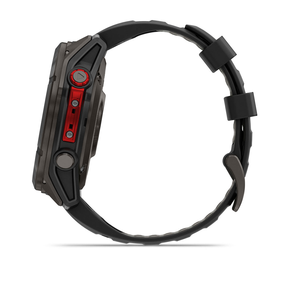 fēnix® 8 Pro – 51 mm, MicroLED Sapphire, Carbon Gray DLC Titanium with Black/Pebble Gray Silicone Band - Image 14