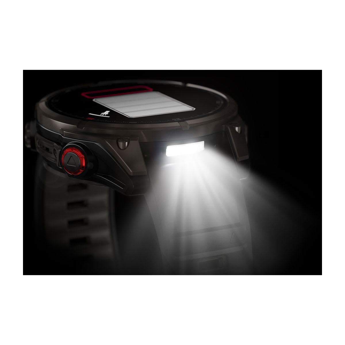 fēnix® 8 Pro – 47 mm, AMOLED Sapphire, Carbon Gray DLC Titanium with Black/Pebble Gray Silicone Band - Image 11