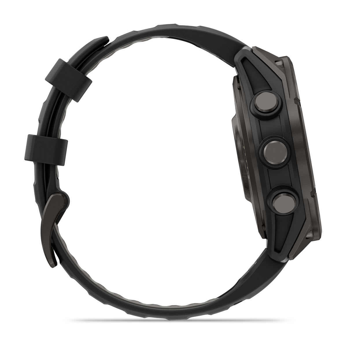 fēnix® 8 Pro – 47 mm, AMOLED Sapphire, Carbon Gray DLC Titanium with Black/Pebble Gray Silicone Band - Image 5