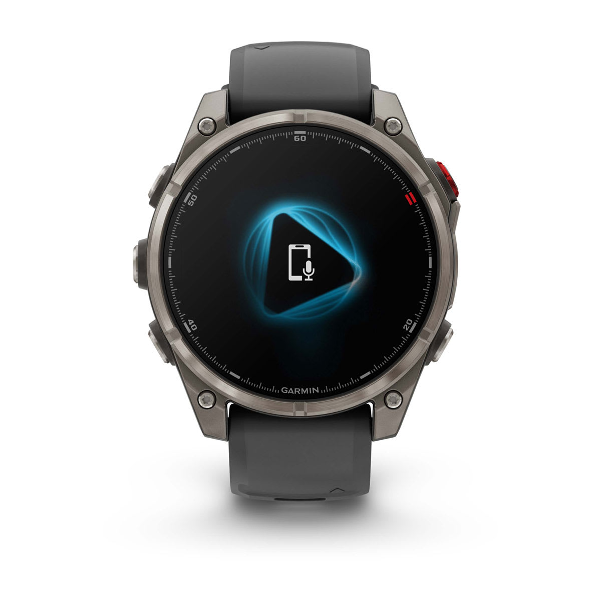 fēnix® 8 Pro – 47 mm, AMOLED Sapphire, Titanium with Graphite/Black Silicone Band - Image 7