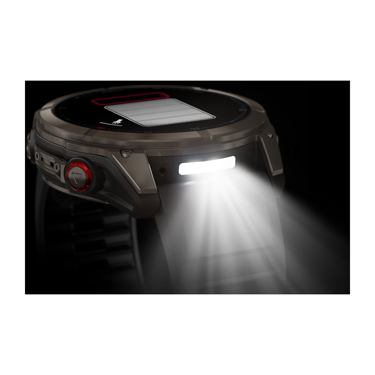 fēnix® 8 Pro – 51 mm, AMOLED Sapphire, Titanium with Graphite/Black Silicone Band - Image 11