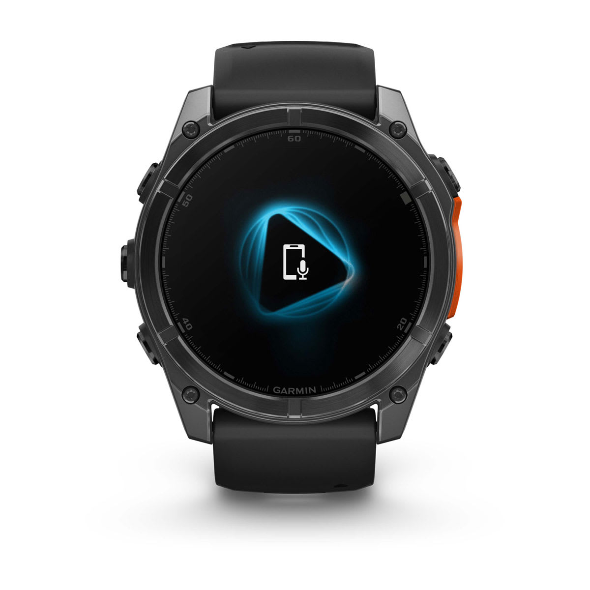 fēnix® 8 – 51 mm, AMOLED Slate Gray with Black Silicone Band - Image 4