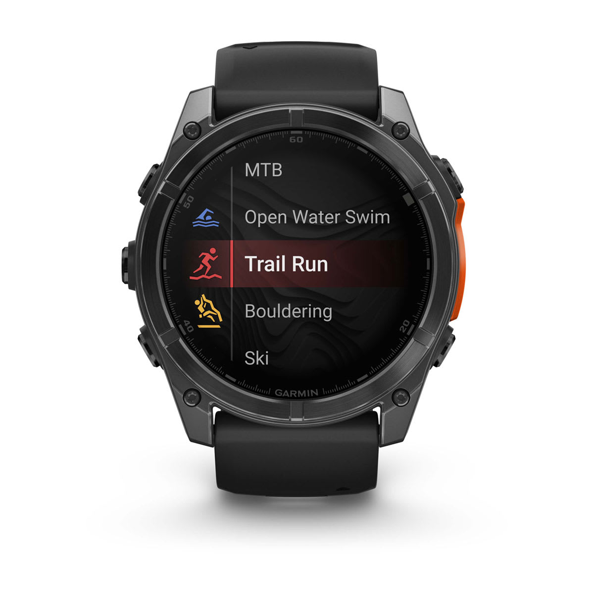 fēnix® 8 – 51 mm, AMOLED Slate Gray with Black Silicone Band - Image 7
