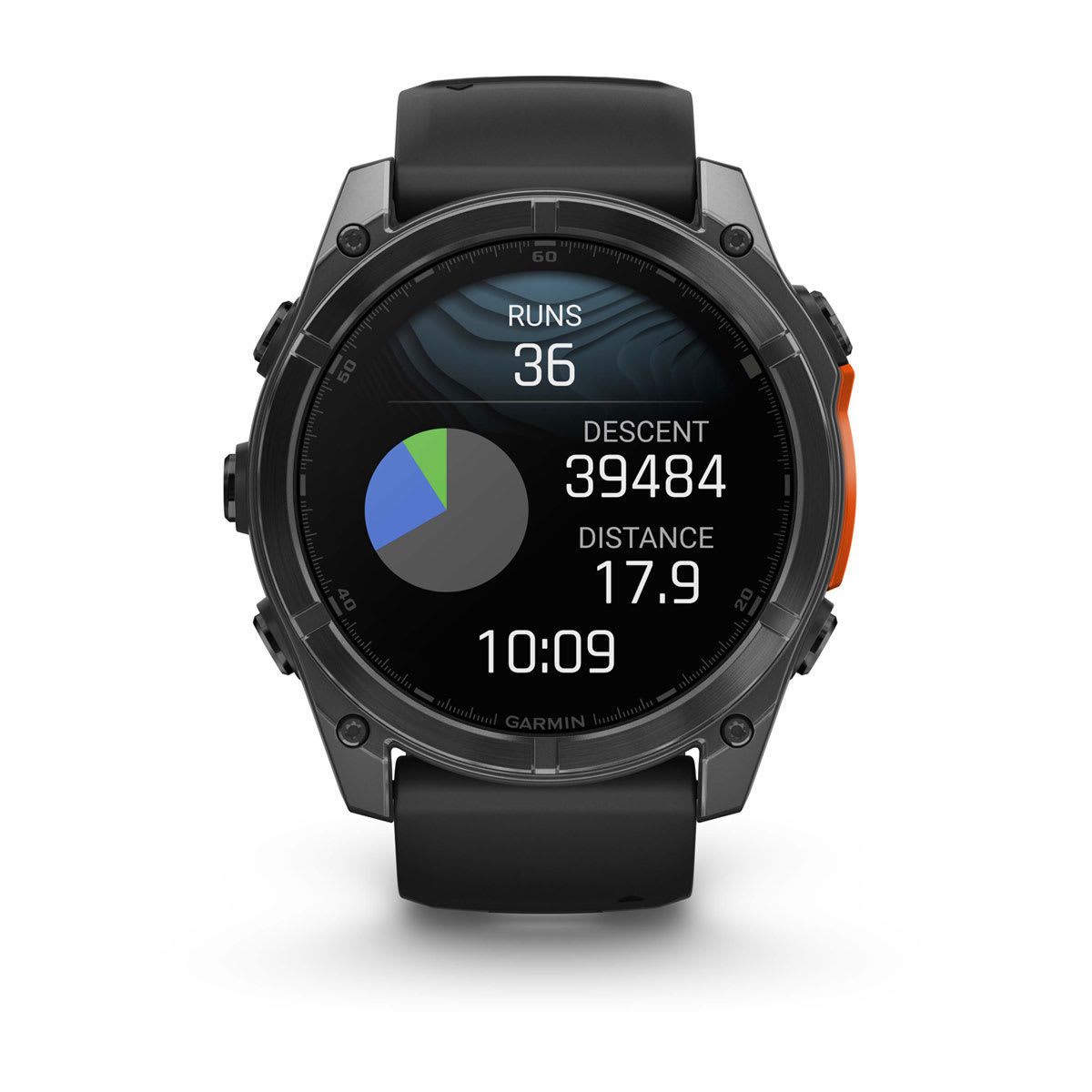 fēnix® 8 – 51 mm, AMOLED Slate Gray with Black Silicone Band - Image 9