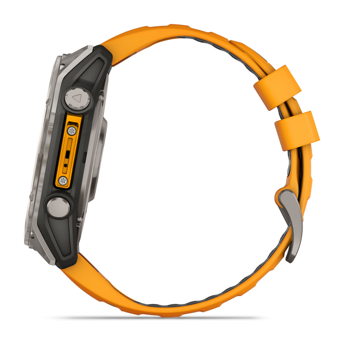 fēnix® 8 – 51 mm, AMOLED Sapphire, Titanium with Spark Orange/Graphite Silicone Band - Image 13