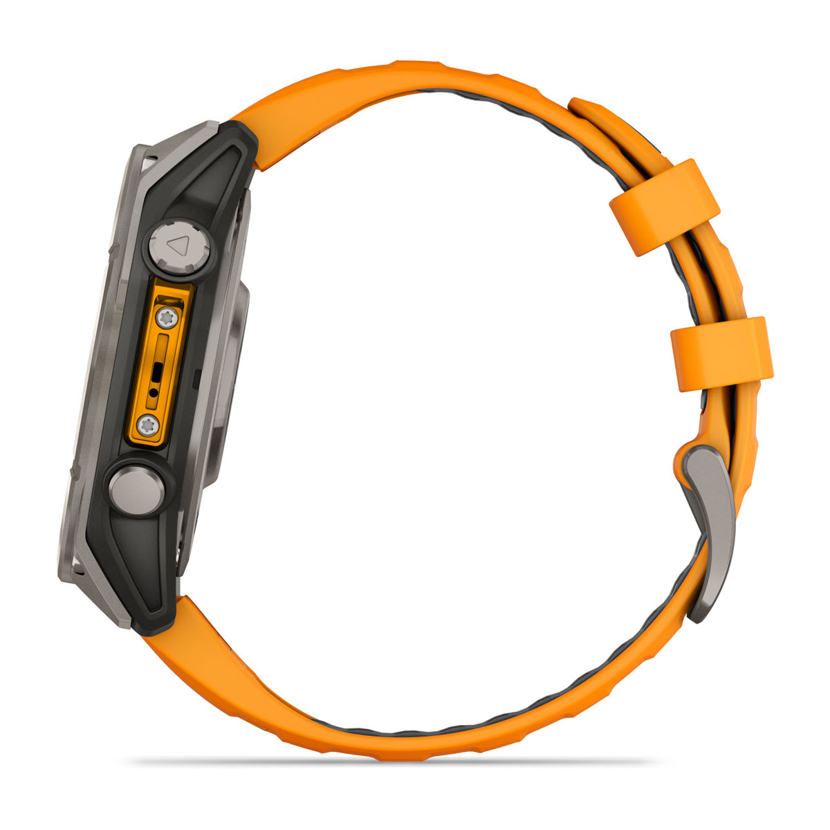 fēnix® 8 – 47 mm, AMOLED Sapphire, Titanium with Spark Orange/Graphite Silicone Band - Image 13