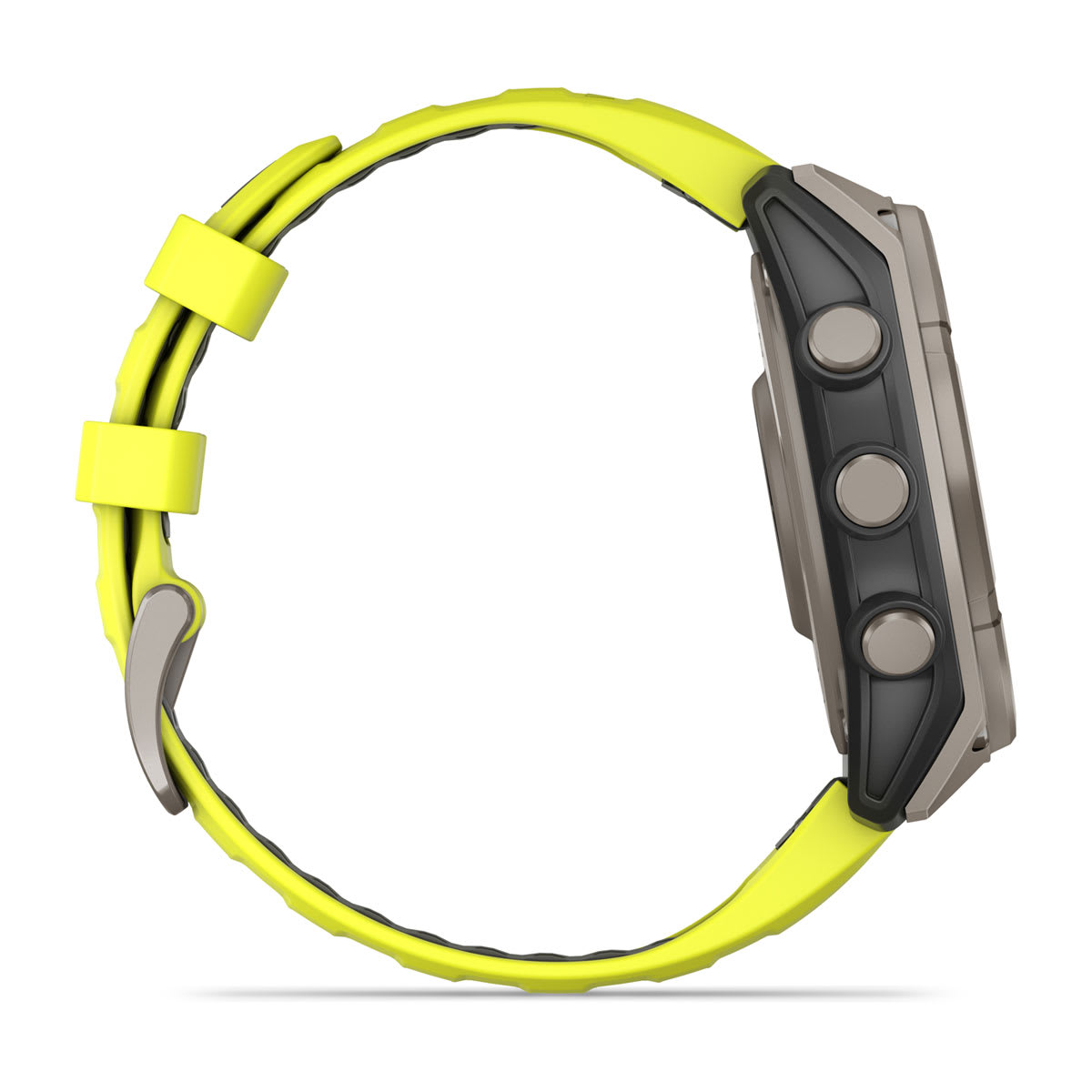 fēnix® 8 – 47 mm, Solar Sapphire, Titanium with Amp Yellow/Graphite Silicone Band - Image 5
