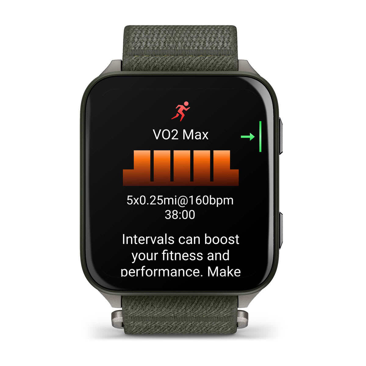 Venu® X1 Moss with Titanium Caseback and Moss ComfortFit Nylon Band - Image 6