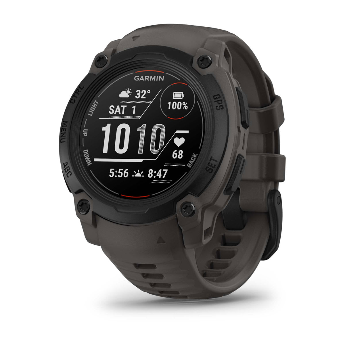 Instinct® E – 40 mm Black with Charcoal Band