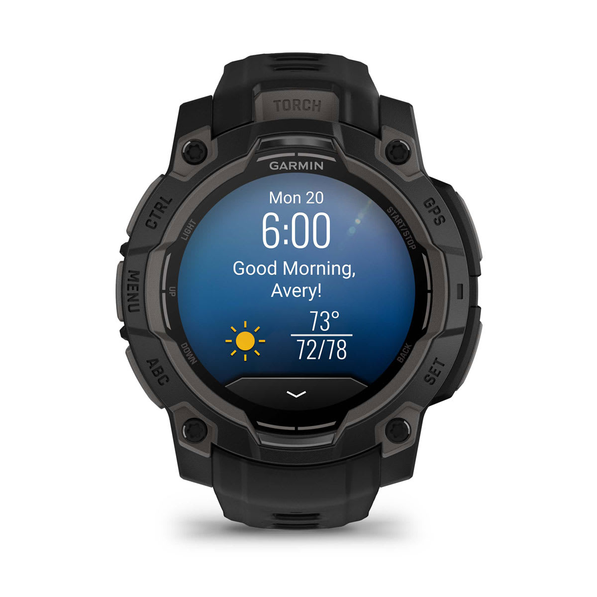Instinct® 3 – 45 mm, AMOLED Black with Black Band - Image 11