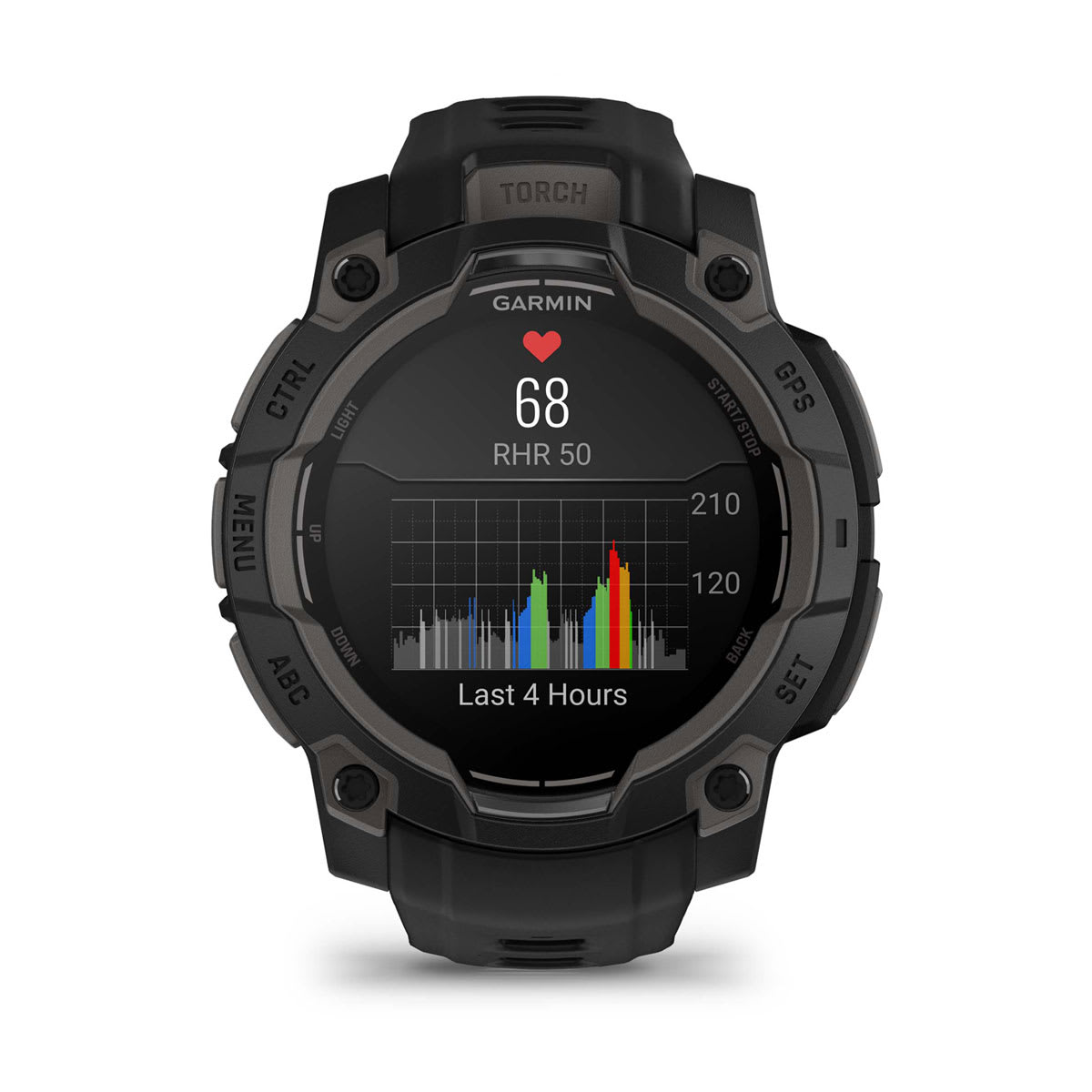 Instinct® 3 – 45 mm, AMOLED Black with Black Band - Image 7