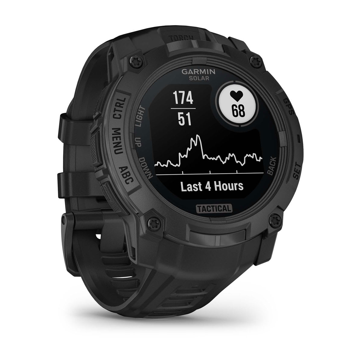 Instinct® 3 – 50 mm, Solar, Tactical Edition Black with Black Band - Image 3