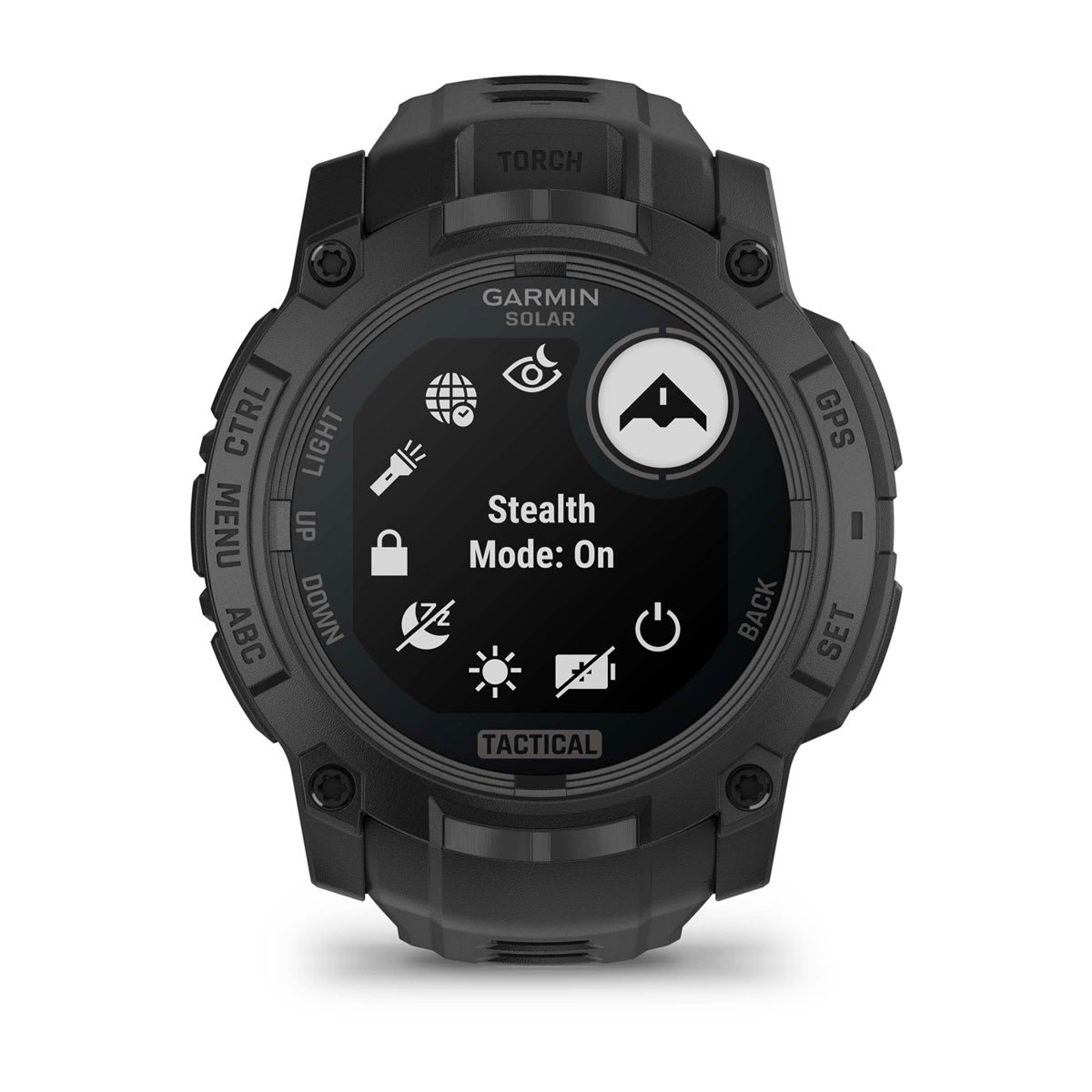 Instinct® 3 – 50 mm, Solar, Tactical Edition Black with Black Band - Image 4