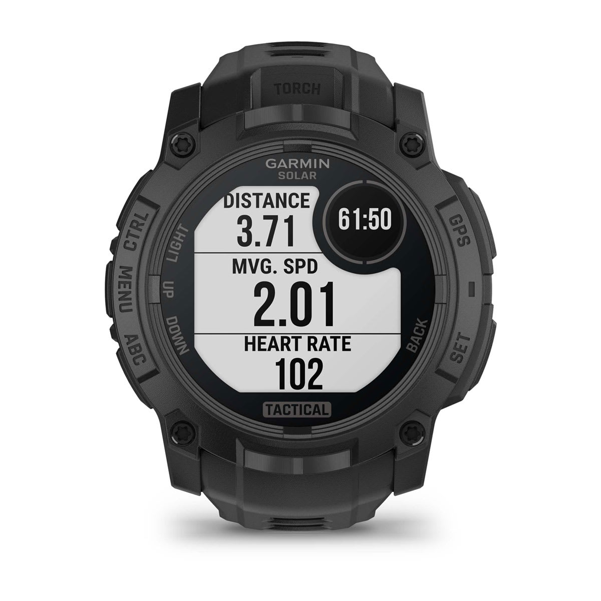 Instinct® 3 – 50 mm, Solar, Tactical Edition Black with Black Band - Image 9