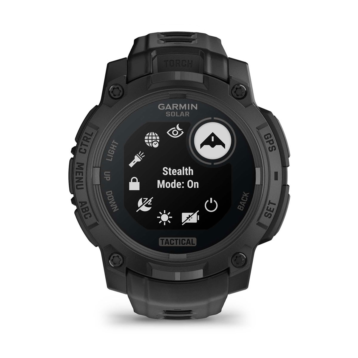 Instinct® 3 – 45 mm, Solar, Tactical Edition Black with Black Band - Image 4