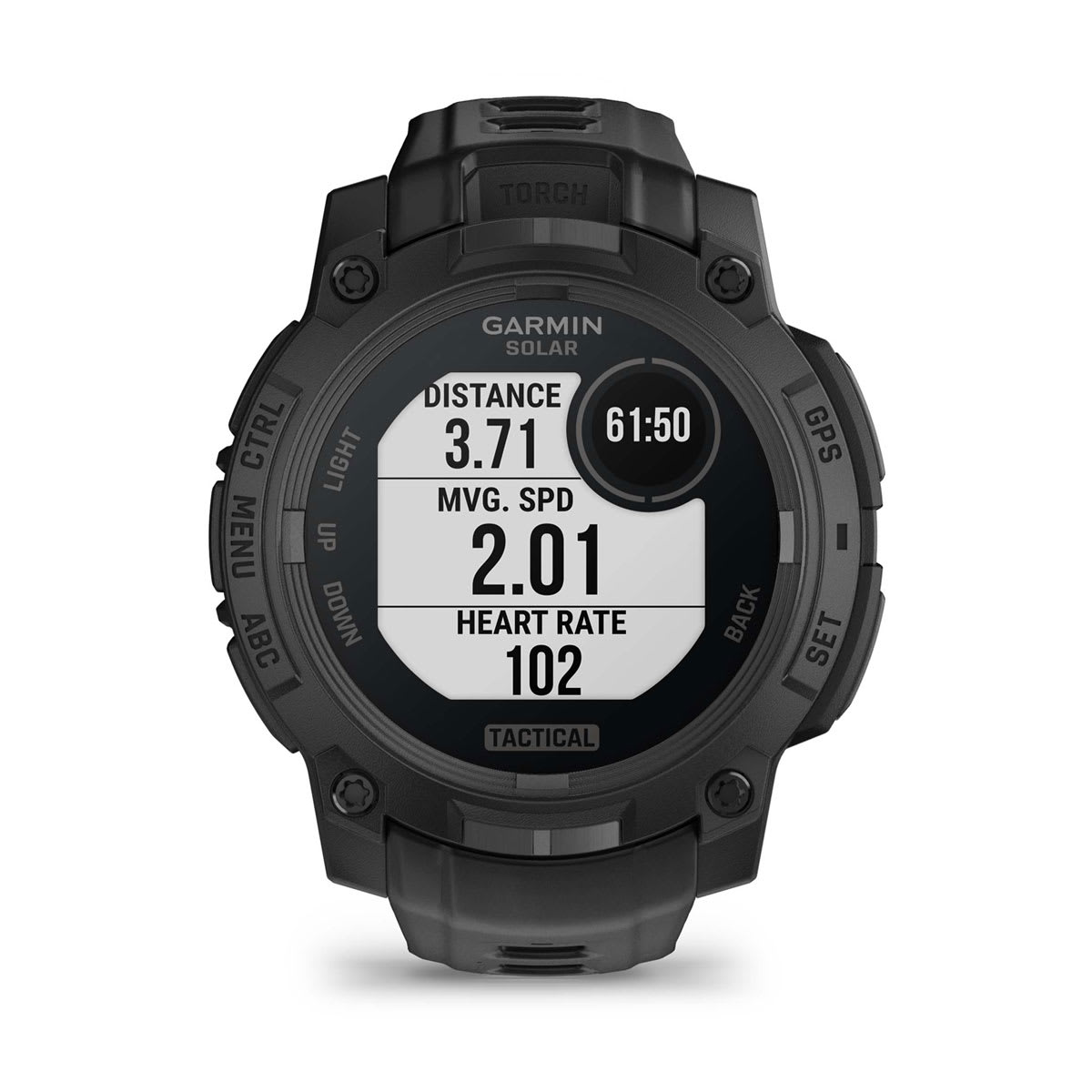 Instinct® 3 – 45 mm, Solar, Tactical Edition Black with Black Band - Image 9