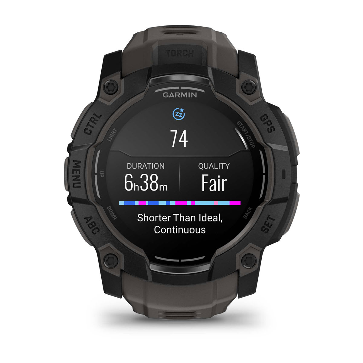 Instinct® 3 – 50 mm, AMOLED Black with Charcoal Band - Image 10