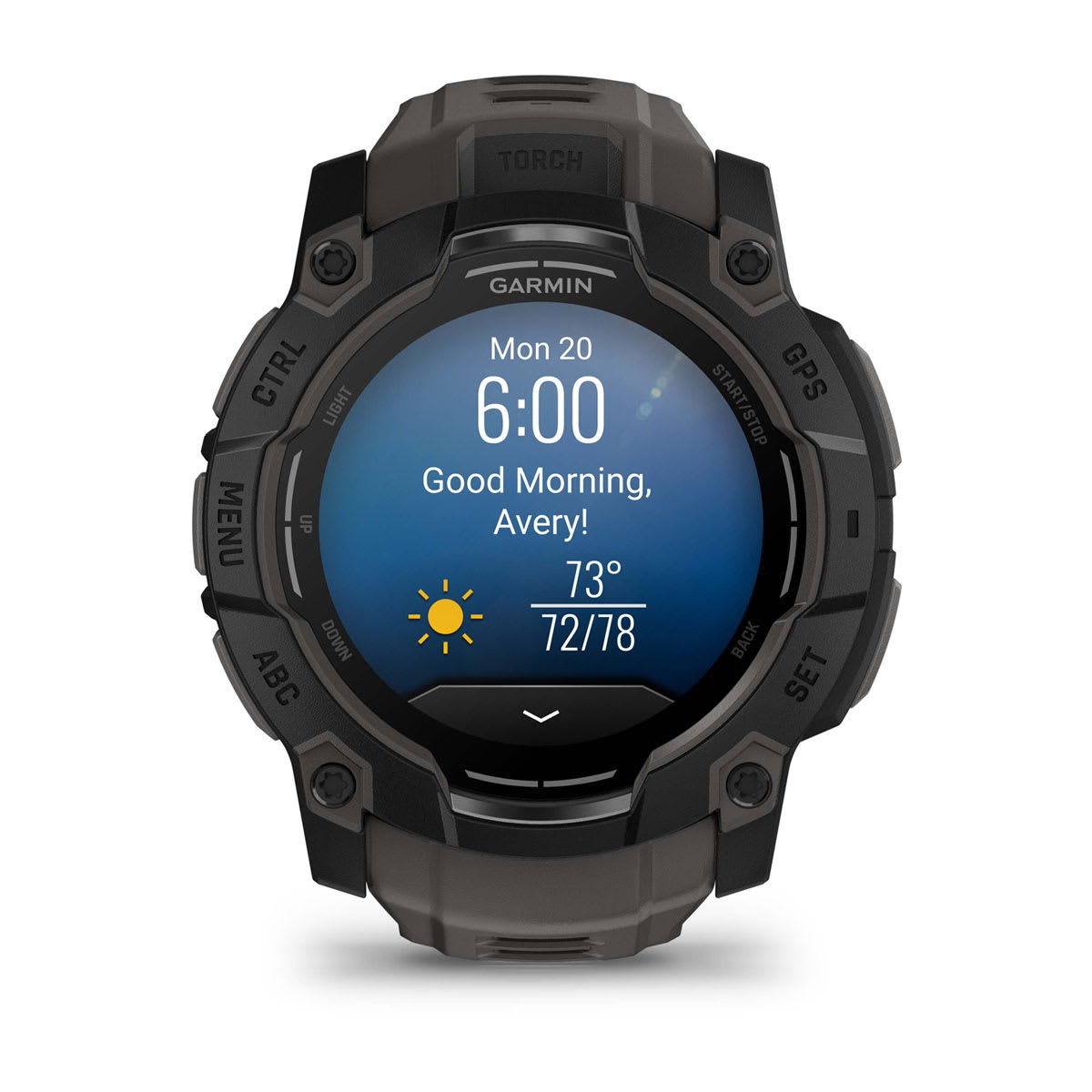 Instinct® 3 – 50 mm, AMOLED Black with Charcoal Band - Image 11