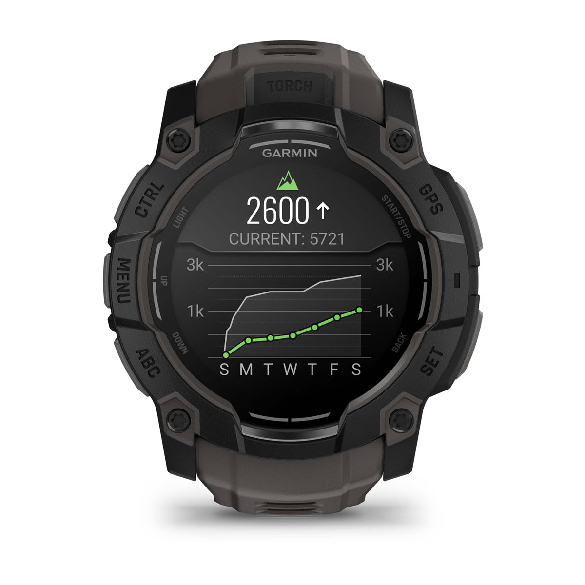 Instinct® 3 – 50 mm, AMOLED Black with Charcoal Band - Image 9