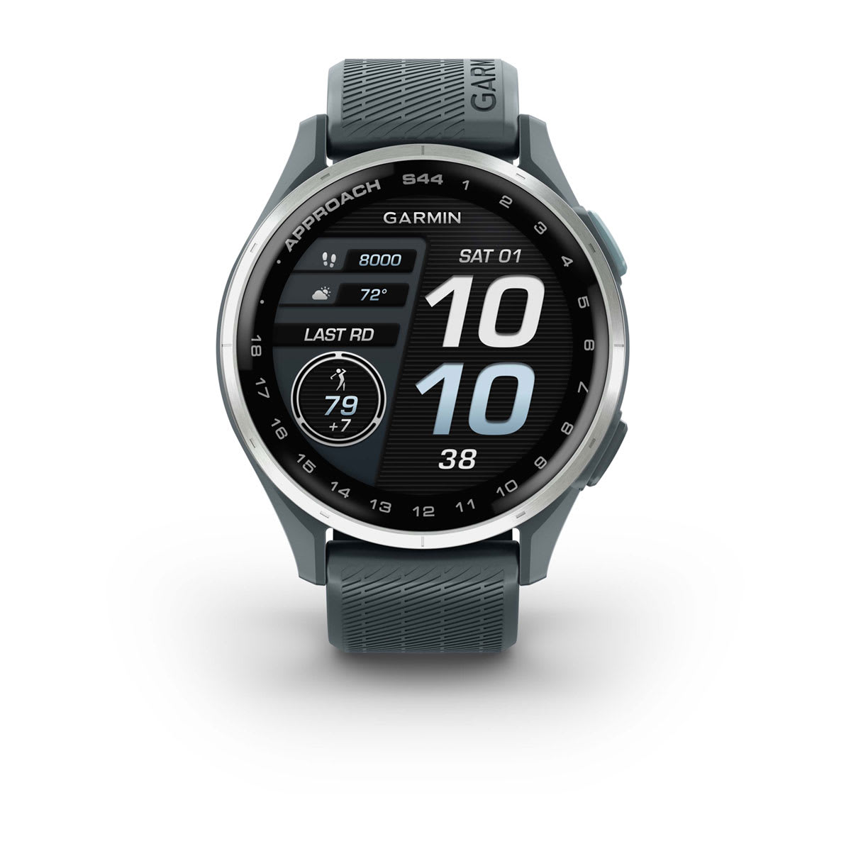 Approach® S44 Silver Aluminum Bezel with Twilight Silicone Band - Image 10