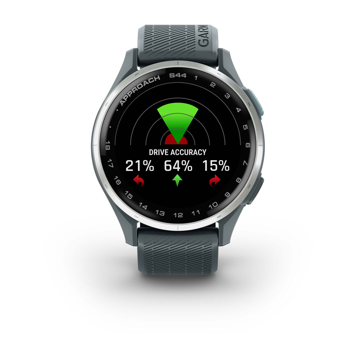 Approach® S44 Silver Aluminum Bezel with Twilight Silicone Band - Image 2