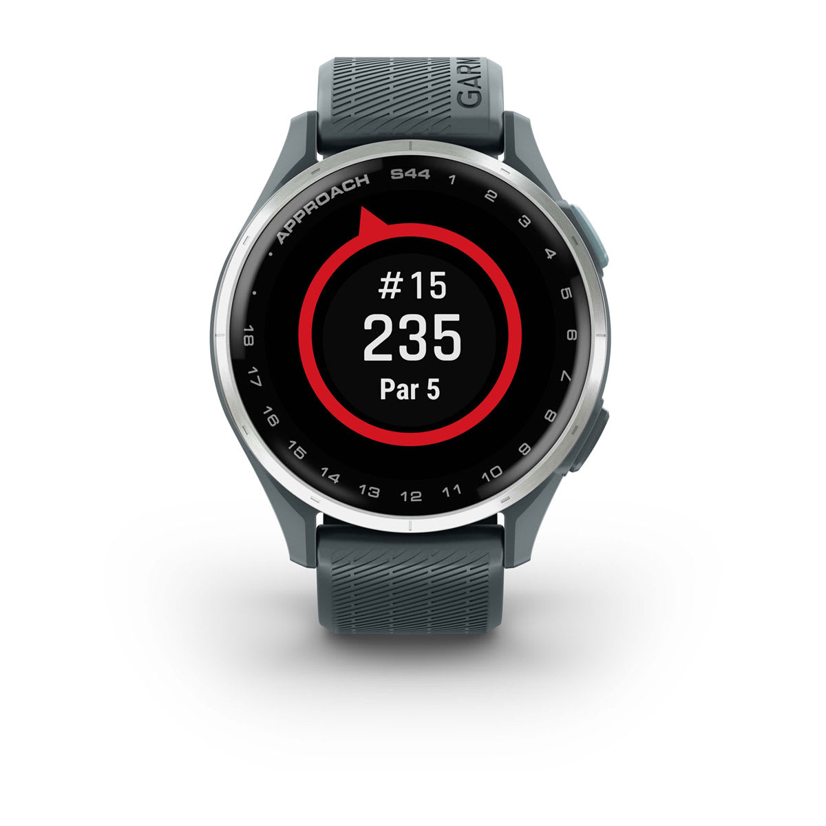 Approach® S44 Silver Aluminum Bezel with Twilight Silicone Band - Image 4