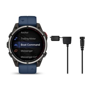 quatix® 8 Pro – 47 mm, AMOLED Marine GPS Smartwatch and Includes Voice Control Accessory Cable