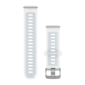 Quick Release Bands (20 mm) Translucent Whitestone/Cloud Blue with Silver Hardware