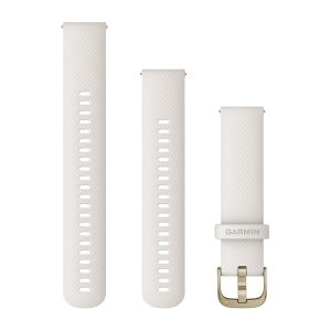 Quick Release Bands (20 mm) Ivory with Cream Gold Hardware
