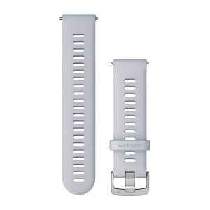 Quick Release Bands (22 mm) Whitestone with Silver Hardware