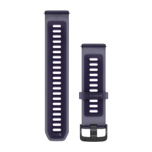 Quick Release Bands (22 mm) Translucent Imperial Purple/Indigo with Slate Hardware