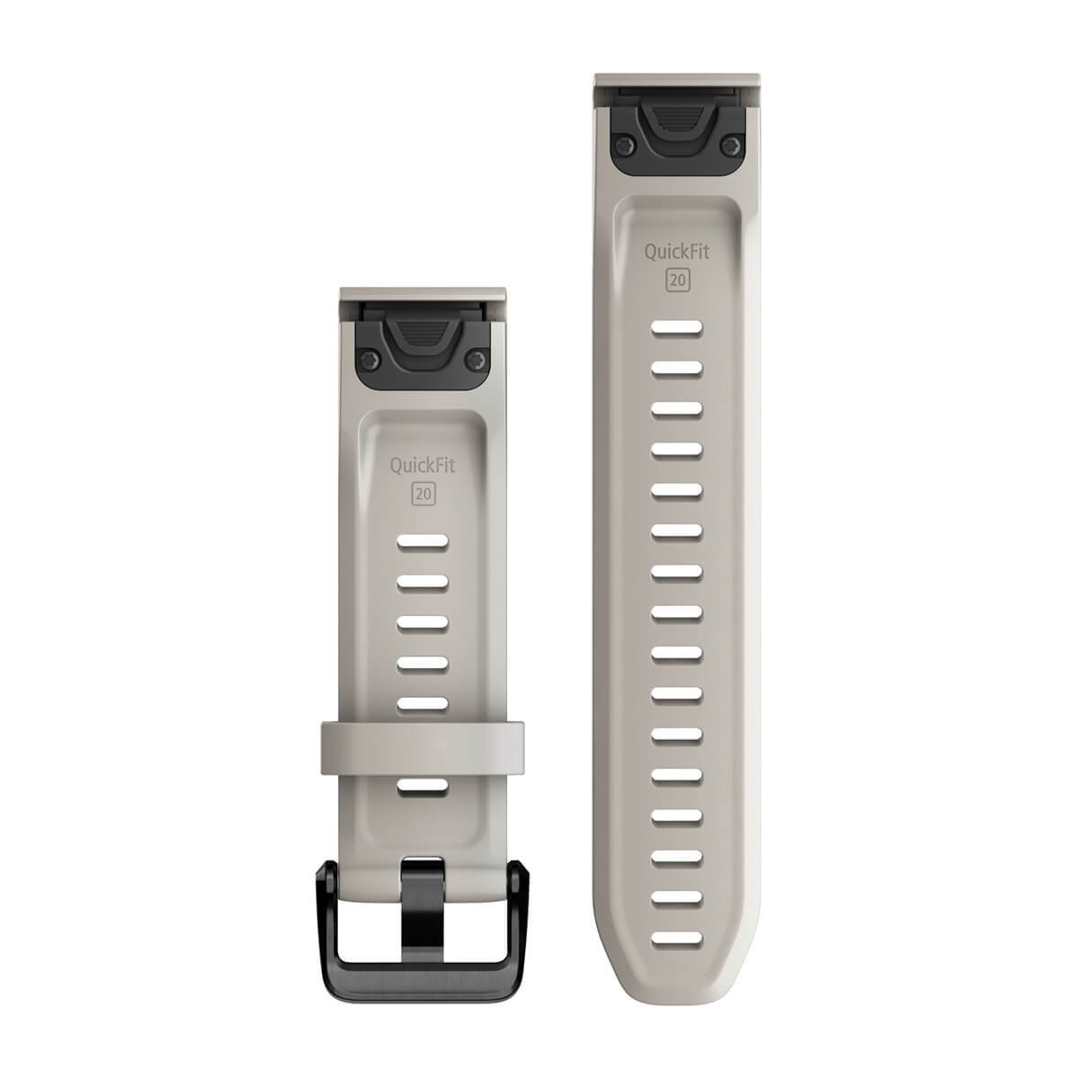 QuickFit® 20 Watch Bands Light Sand Silicone - Image 2
