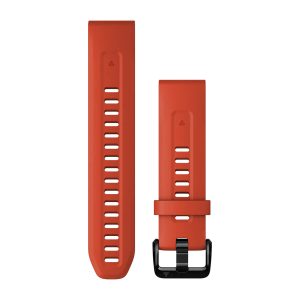 QuickFit® 20 Watch Bands Flame Red Silicone
