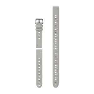 QuickFit® 20 Dive Watch Bands Fog Gray Silicone (3-piece Dive Set)