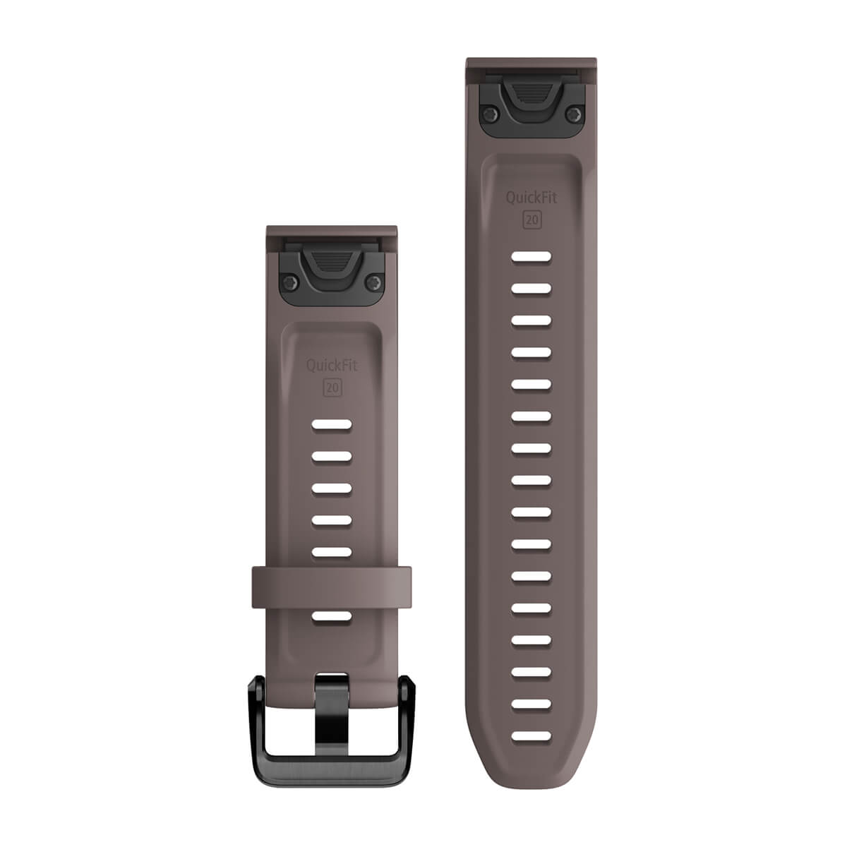 QuickFit® 20 Watch Bands Shale Gray Silicone - Image 2