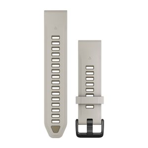 QuickFit® 20 Watch Bands Fog Gray/Dark Sandstone Silicone