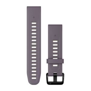 QuickFit® 20 Watch Bands Deep Orchid/Light Sand Silicone