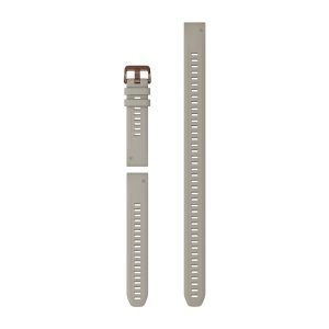 QuickFit® 20 Dive Watch Bands French Gray Silicone (3-piece Dive Set)