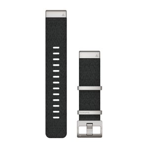 QuickFit® 22 Watch Straps (MARQ™) Jacquard-weave Nylon Strap – Black