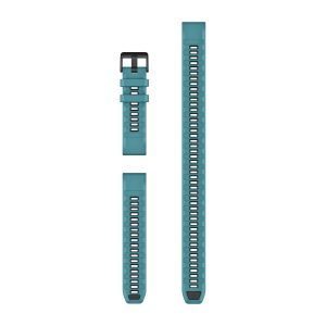 QuickFit® 22 Dive Watch Bands Turquoise Silicone (3-piece Dive Set)