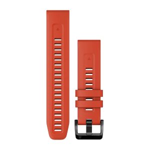 QuickFit® 22 Watch Bands Flame Red Silicone